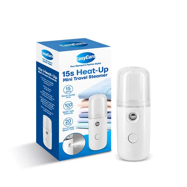 15s Heat-Up Mini Travel Steamer