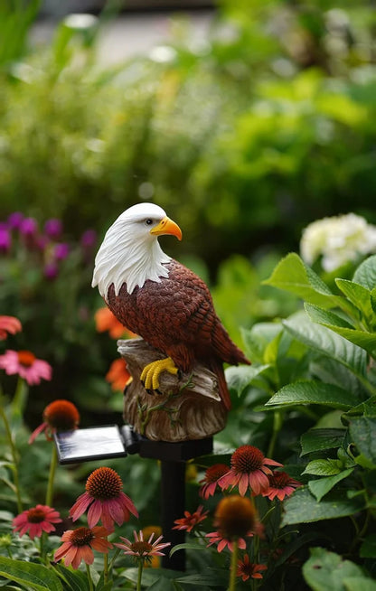 American Eagle Solar Garden Light