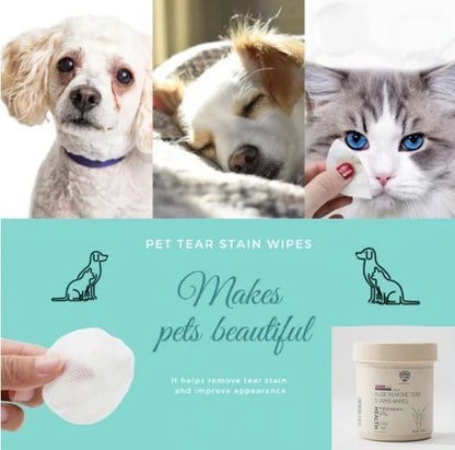 Pet Tear Stain Wipes