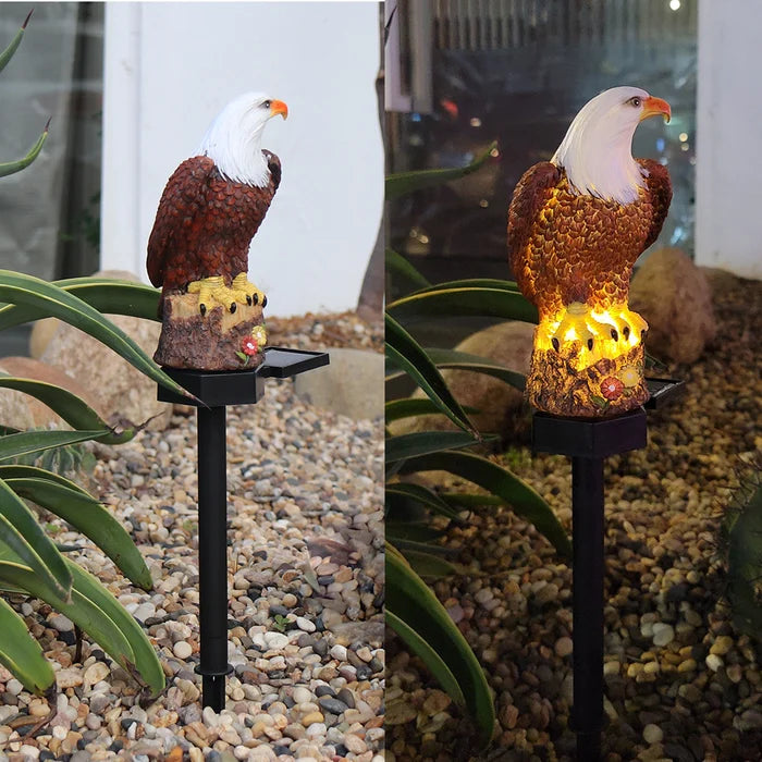 American Eagle Solar Garden Light