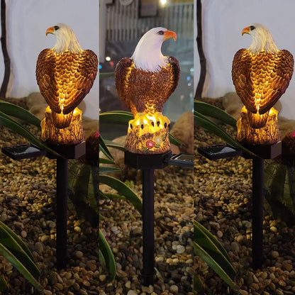 American Eagle Solar Garden Light