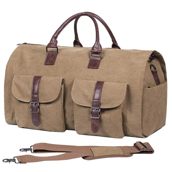 THE CONVERTIBLE DUFFLE GARMENT LUGGAGE