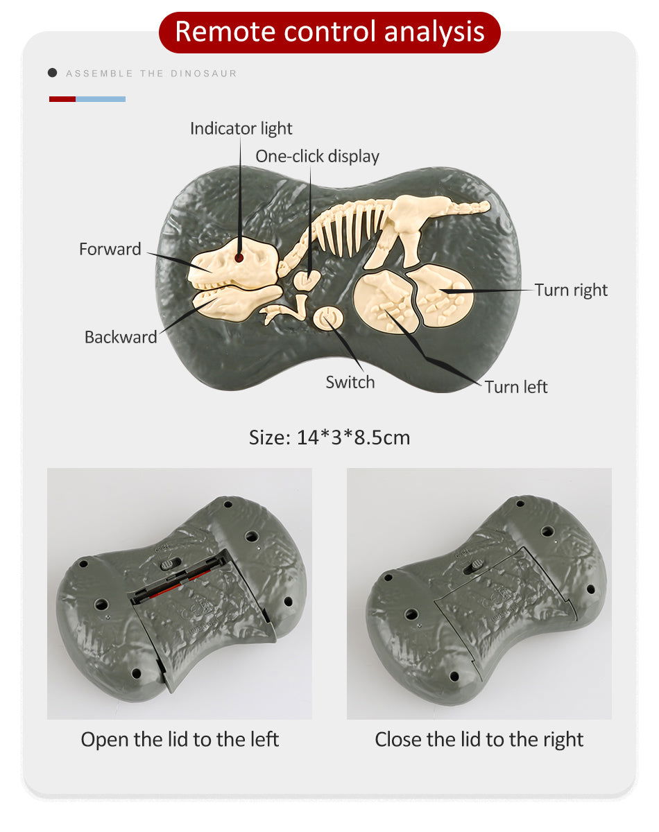 REMOTE-CONTROLLED DINOSAUR TOY - Laven Club