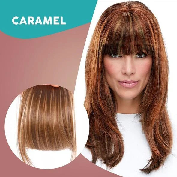 Seamless 3D Clip-In Bangs Hair Extensions