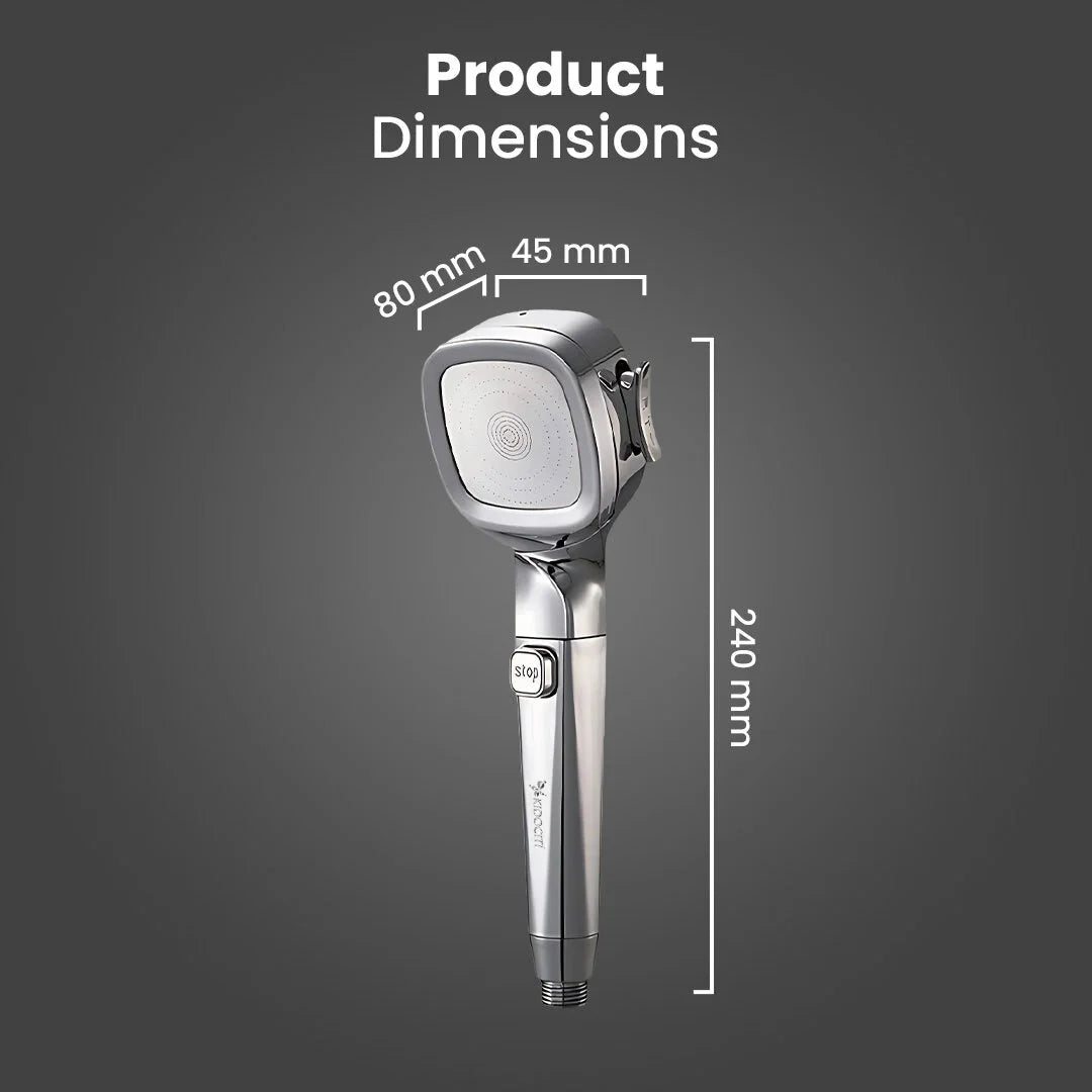 4-mode Handheld Pressurized Shower Head