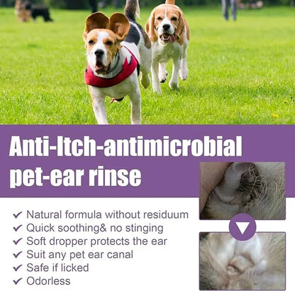 Pet Ear Cleaner - Infection Treatment for Dogs & Cats