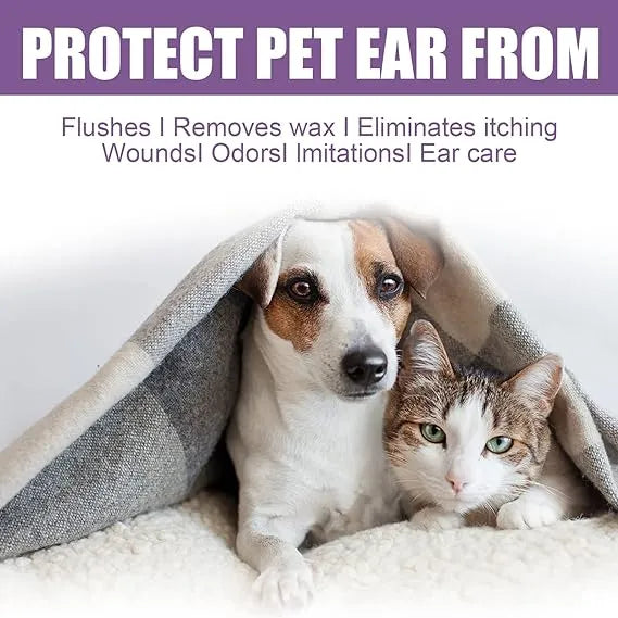 Pet Ear Cleaner - Infection Treatment for Dogs & Cats