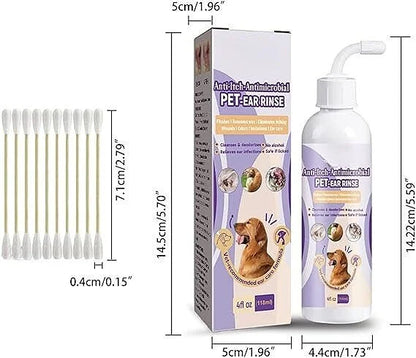 Pet Ear Cleaner - Infection Treatment for Dogs & Cats