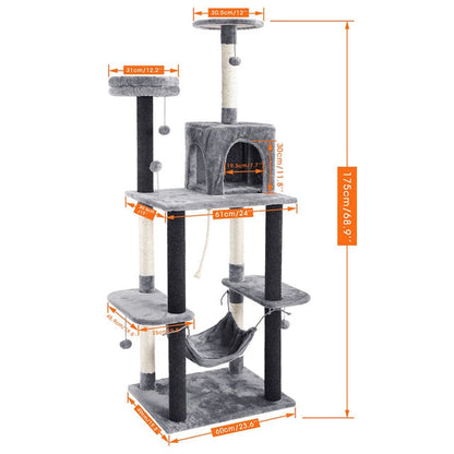 Multi-level Cat Tower - armonhaven.com